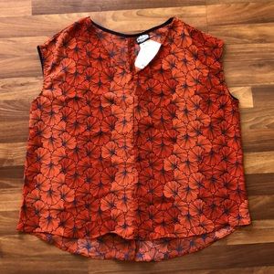 Maihealii Hawaii print flowy top size medium